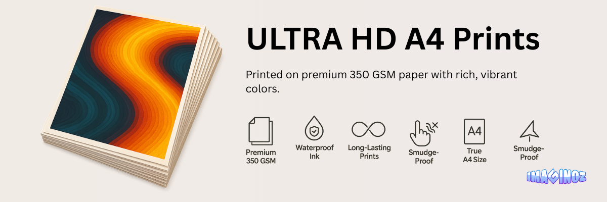 Ultra HD A4 Prints