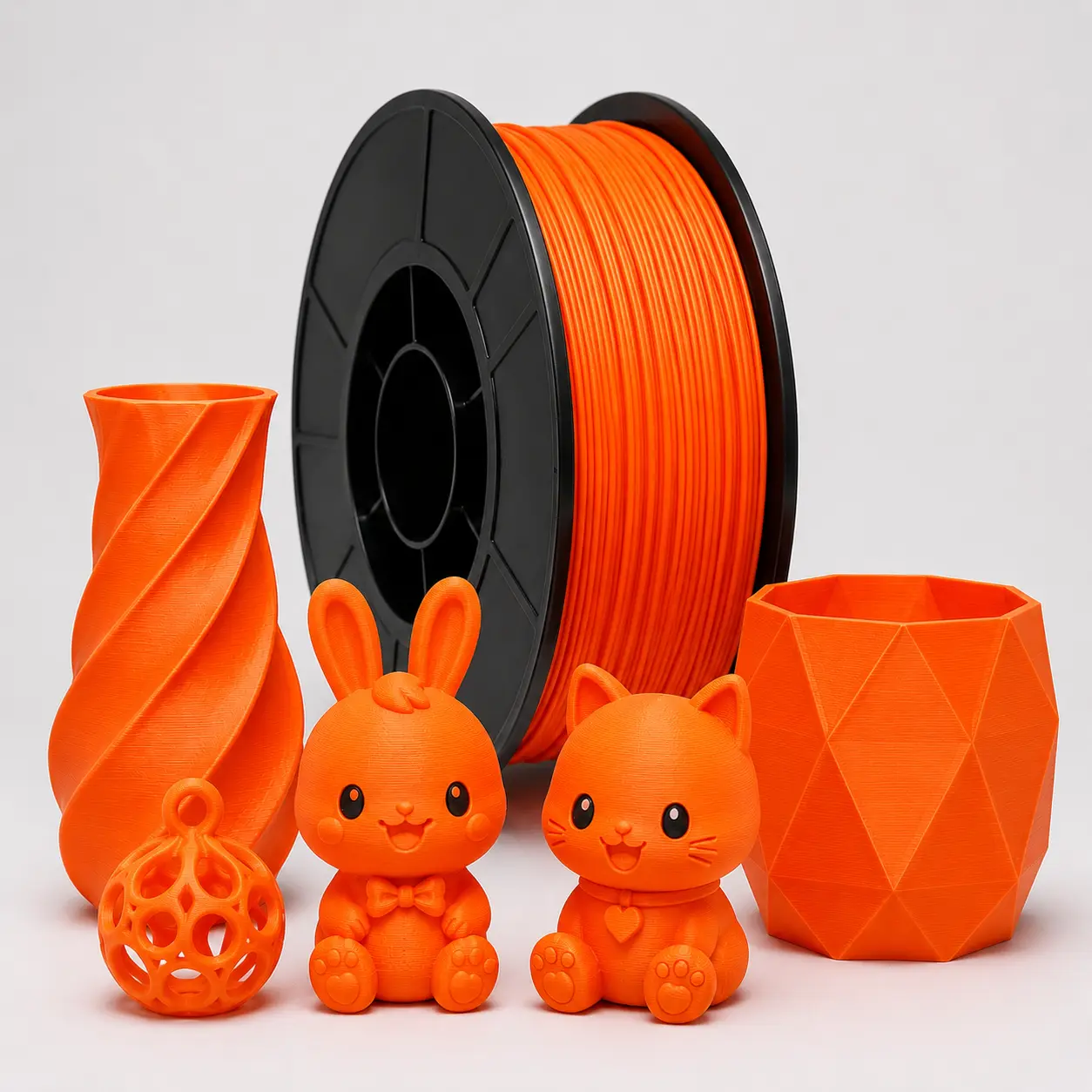 Neon Orange filament