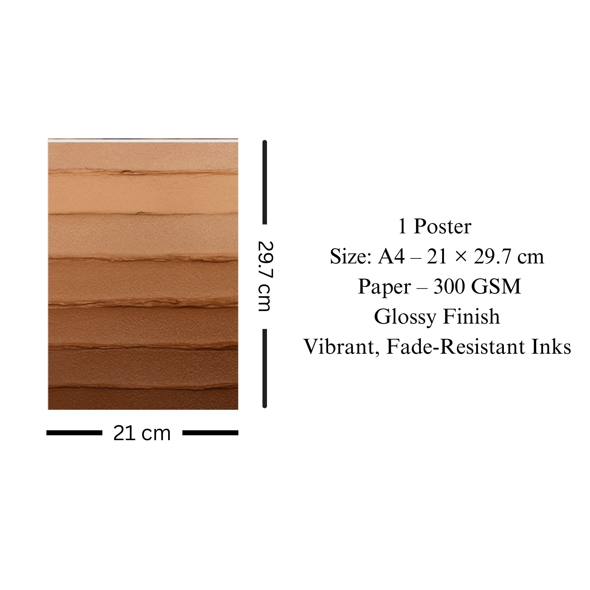 Brown Gradient Minimalist Poster A4 thumbnail 3