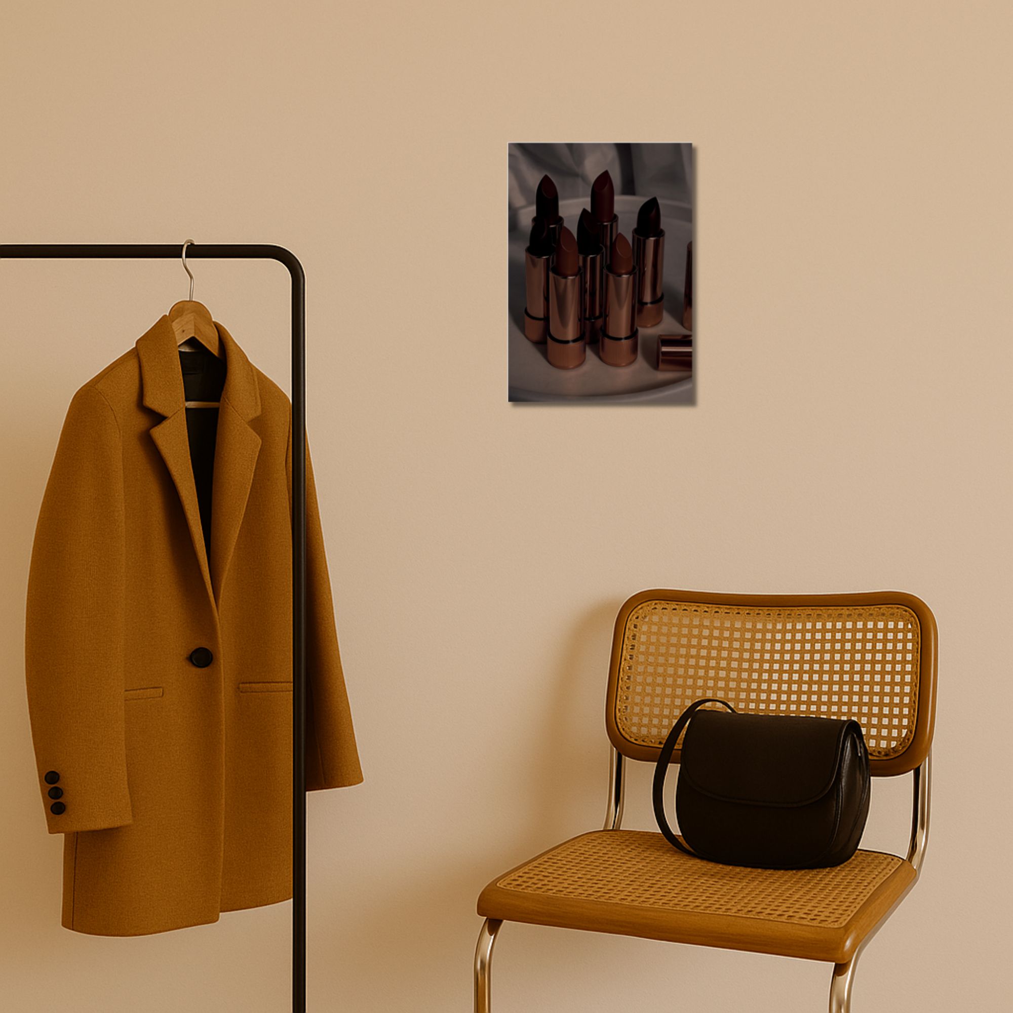 Brown Lipstick Aesthetic Poster A4 thumbnail 2