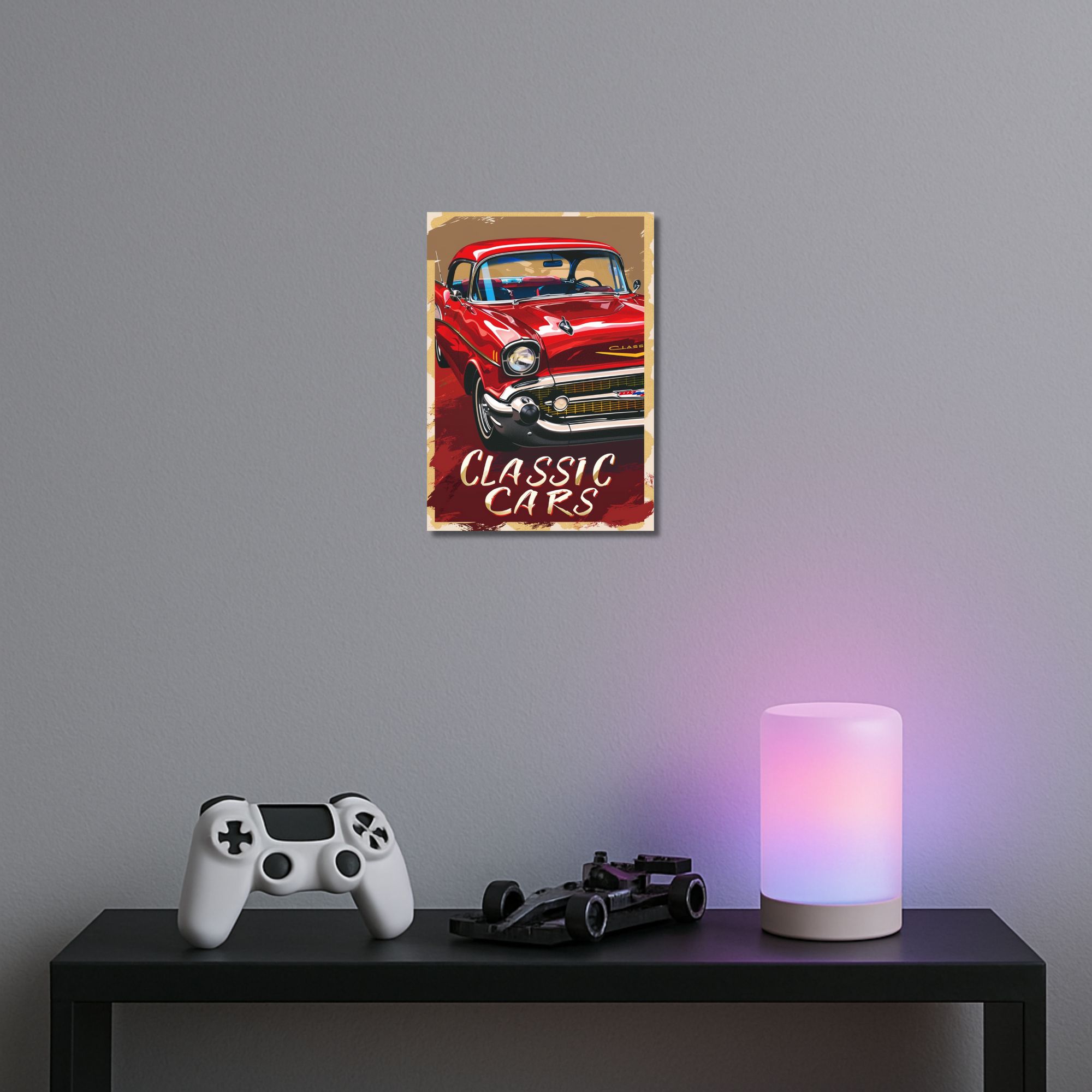 Classic Cars Poster A4 | Retro Vintage Car Wall Art thumbnail 2