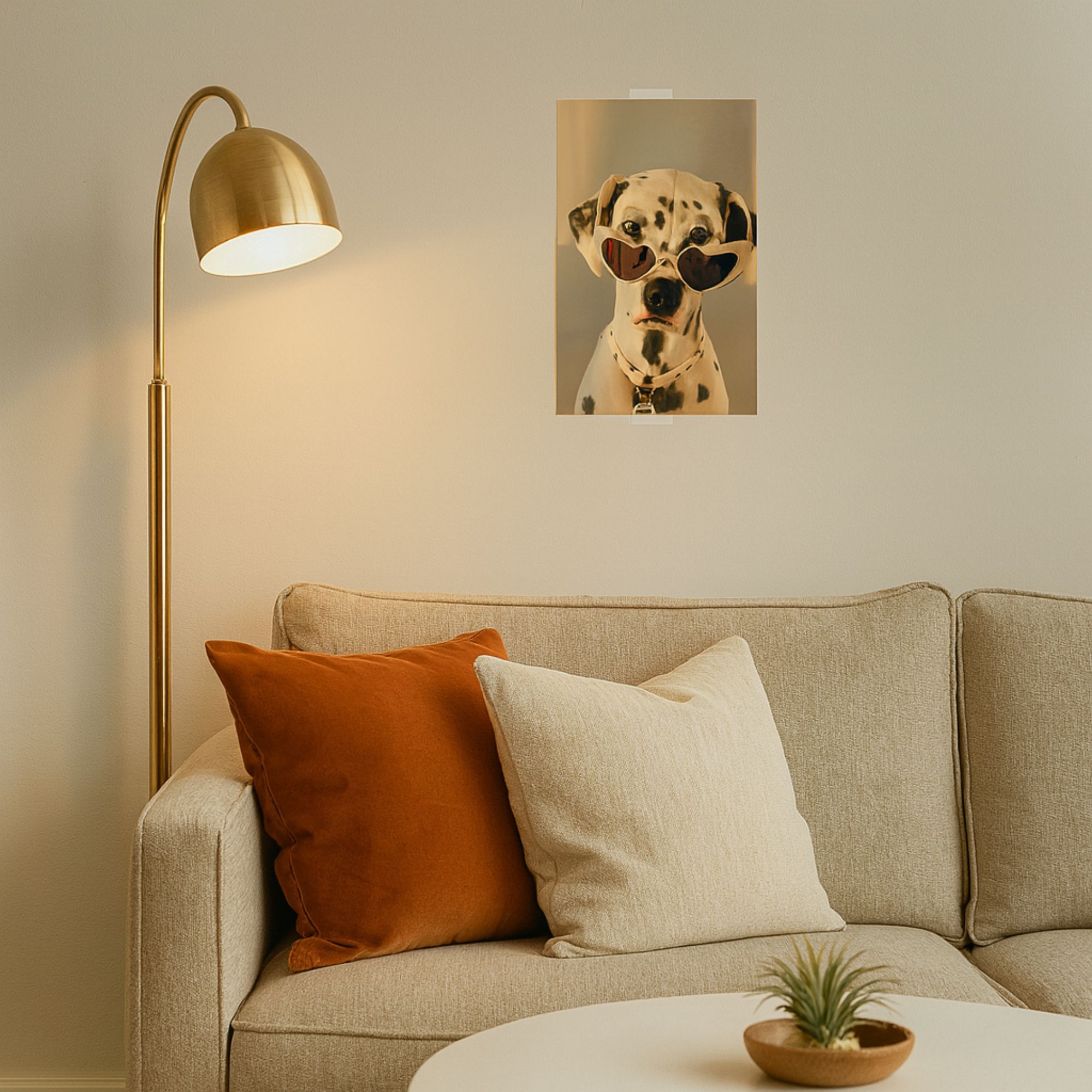 Dalmatian with Sunglasses Poster A4 thumbnail 2