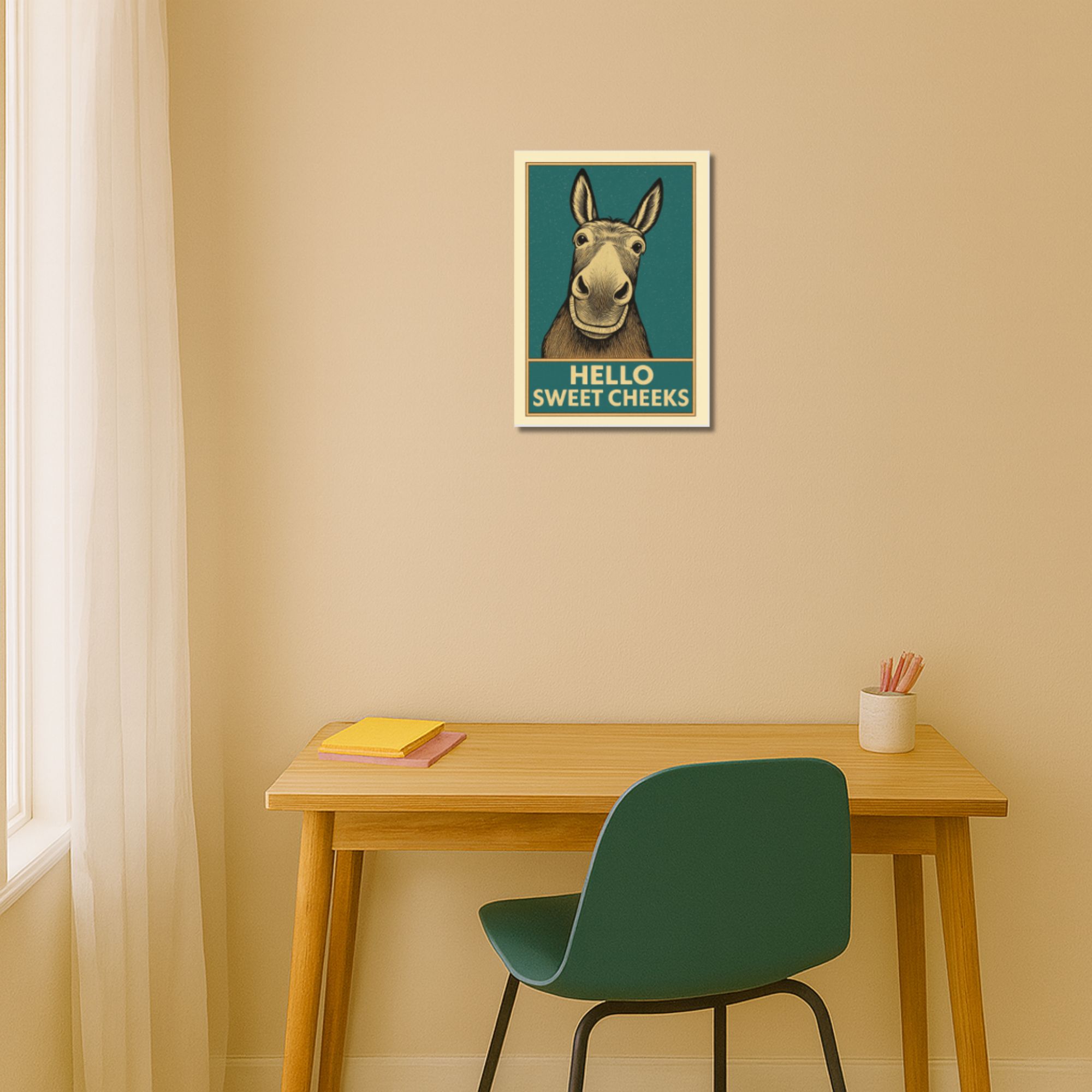 Hello Sweet Cheeks Poster A4 thumbnail 2