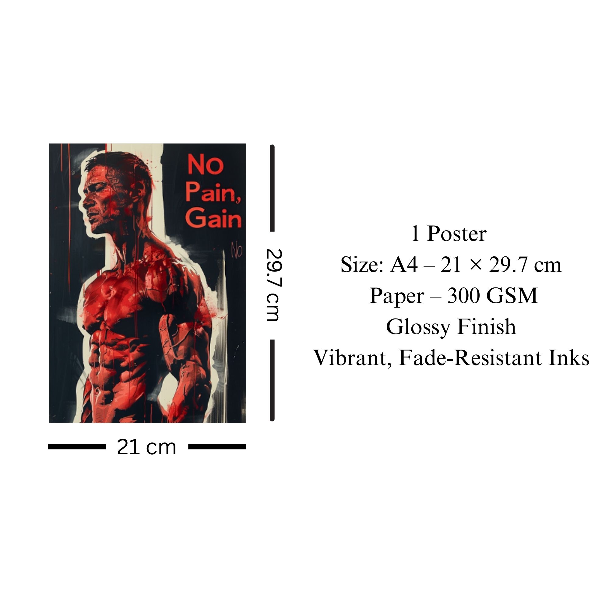 Inner Fire Gym Poster A4 thumbnail 3