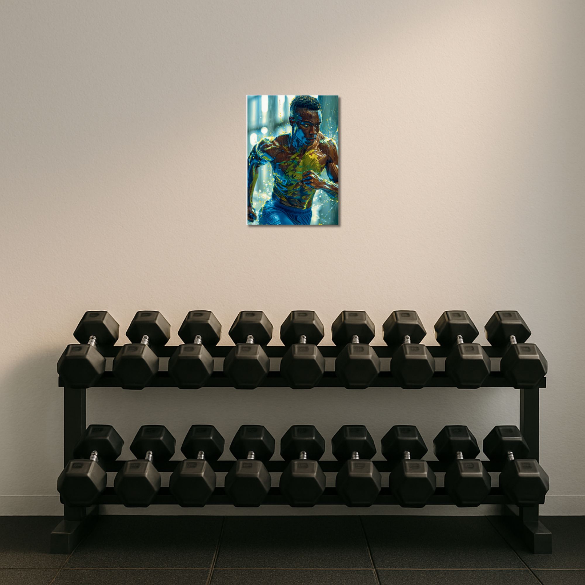 Lightning Speed Gym Poster A4 thumbnail 2