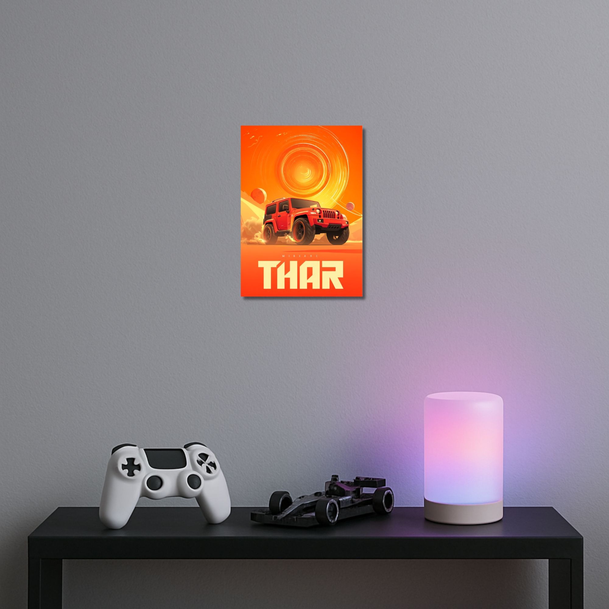 Mahindra Thar Cosmic Desert Poster A4 thumbnail 2