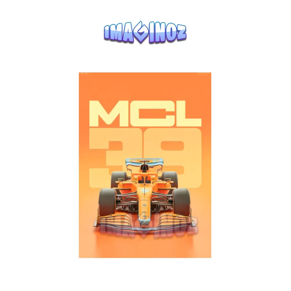 McLaren MCL39 Formula 1 Poster A4
