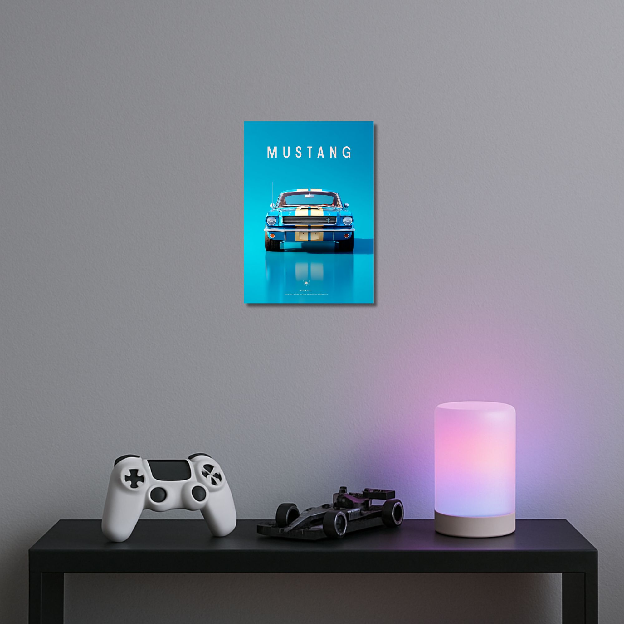 Mustang Classic Car Poster A4 thumbnail 2