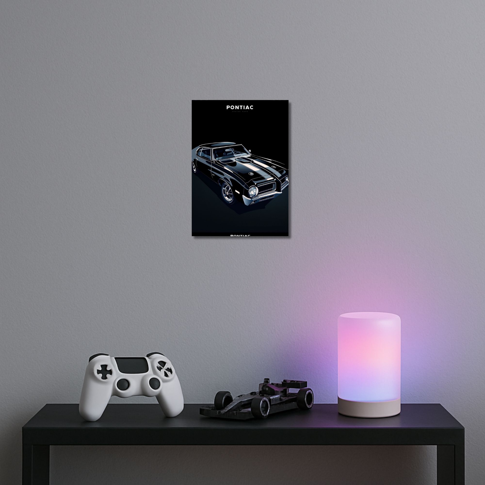 Pontiac GT Muscle Car Poster A4 thumbnail 2