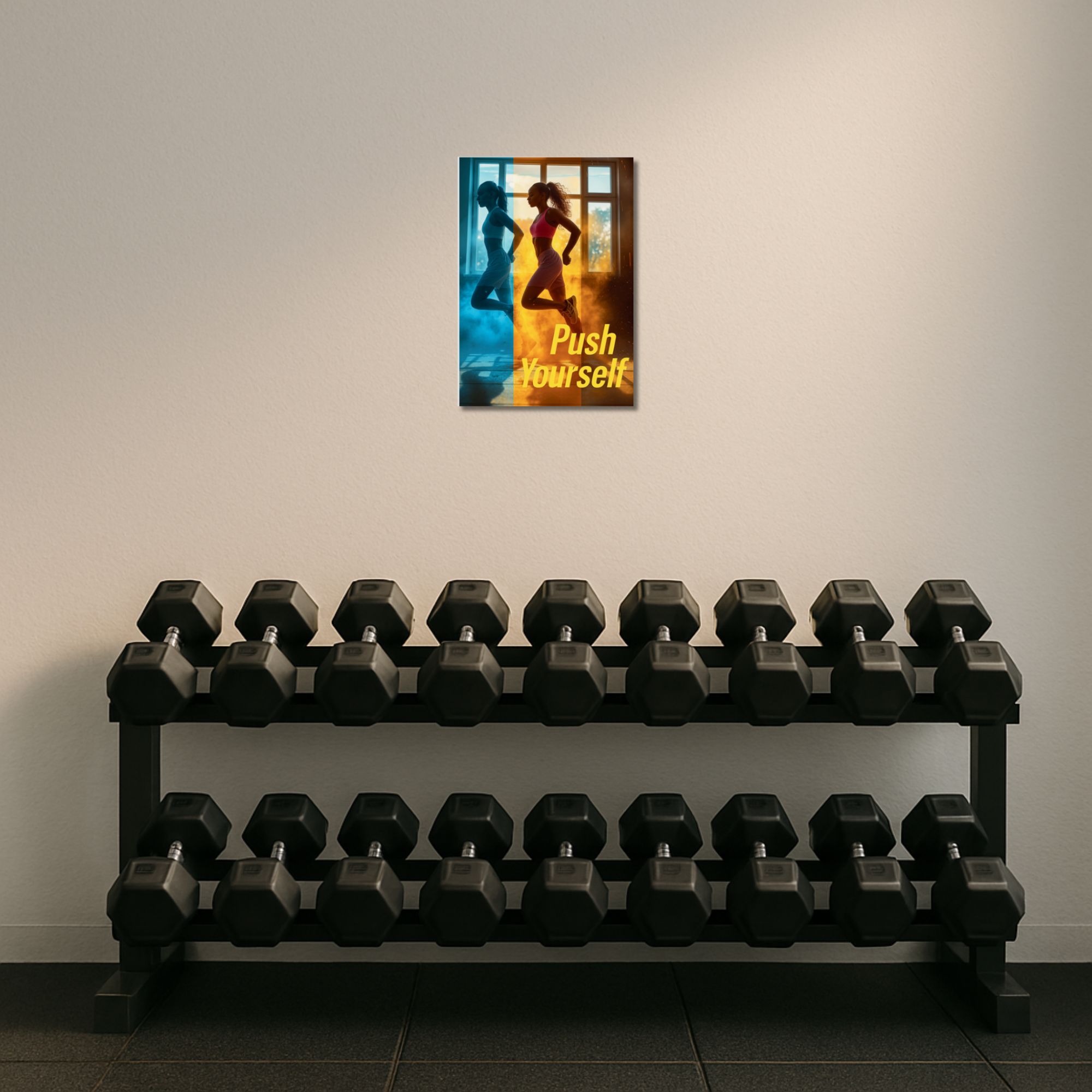 Push Yourself Gym Poster A4 thumbnail 2