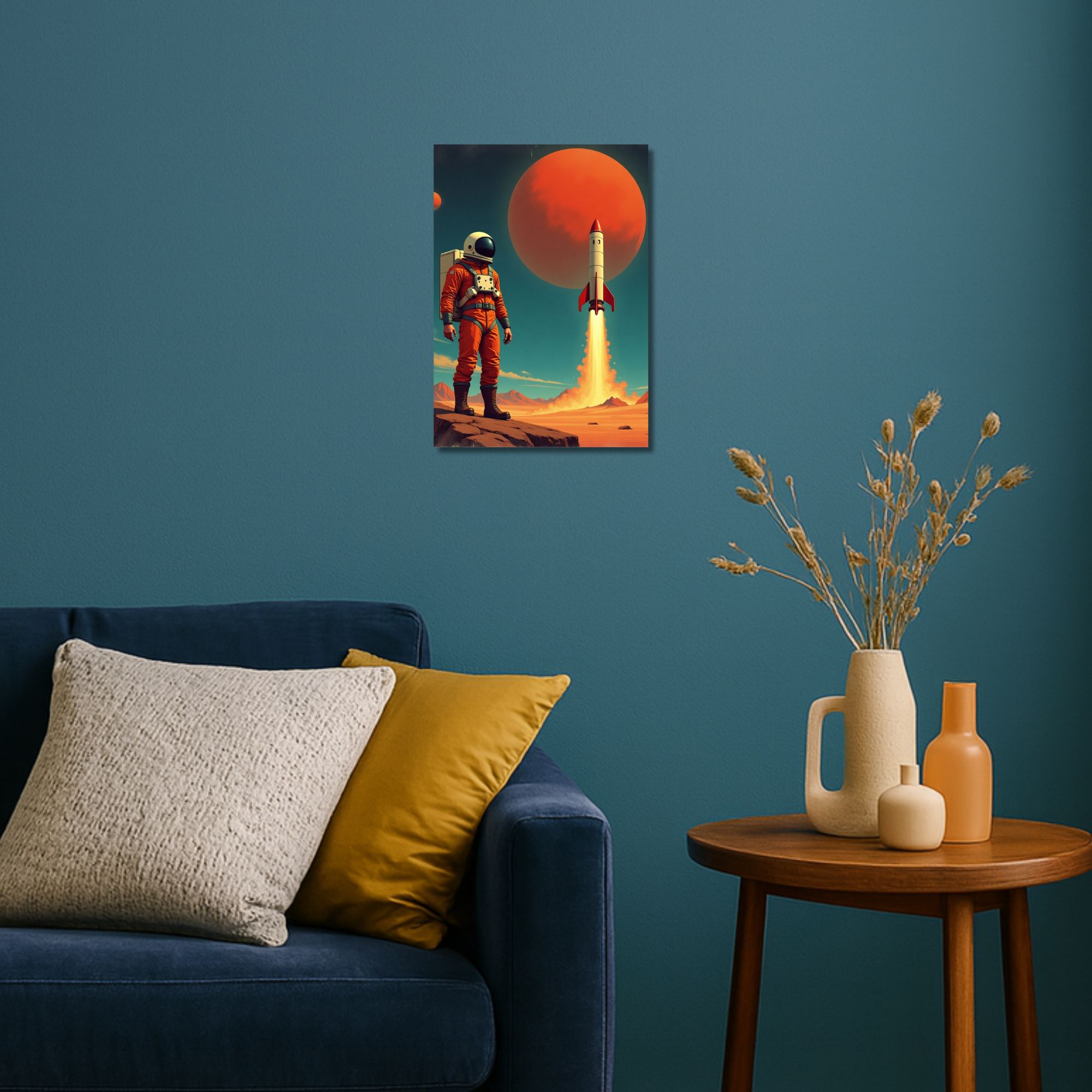 Retro Space Explorer Poster A4 thumbnail 2