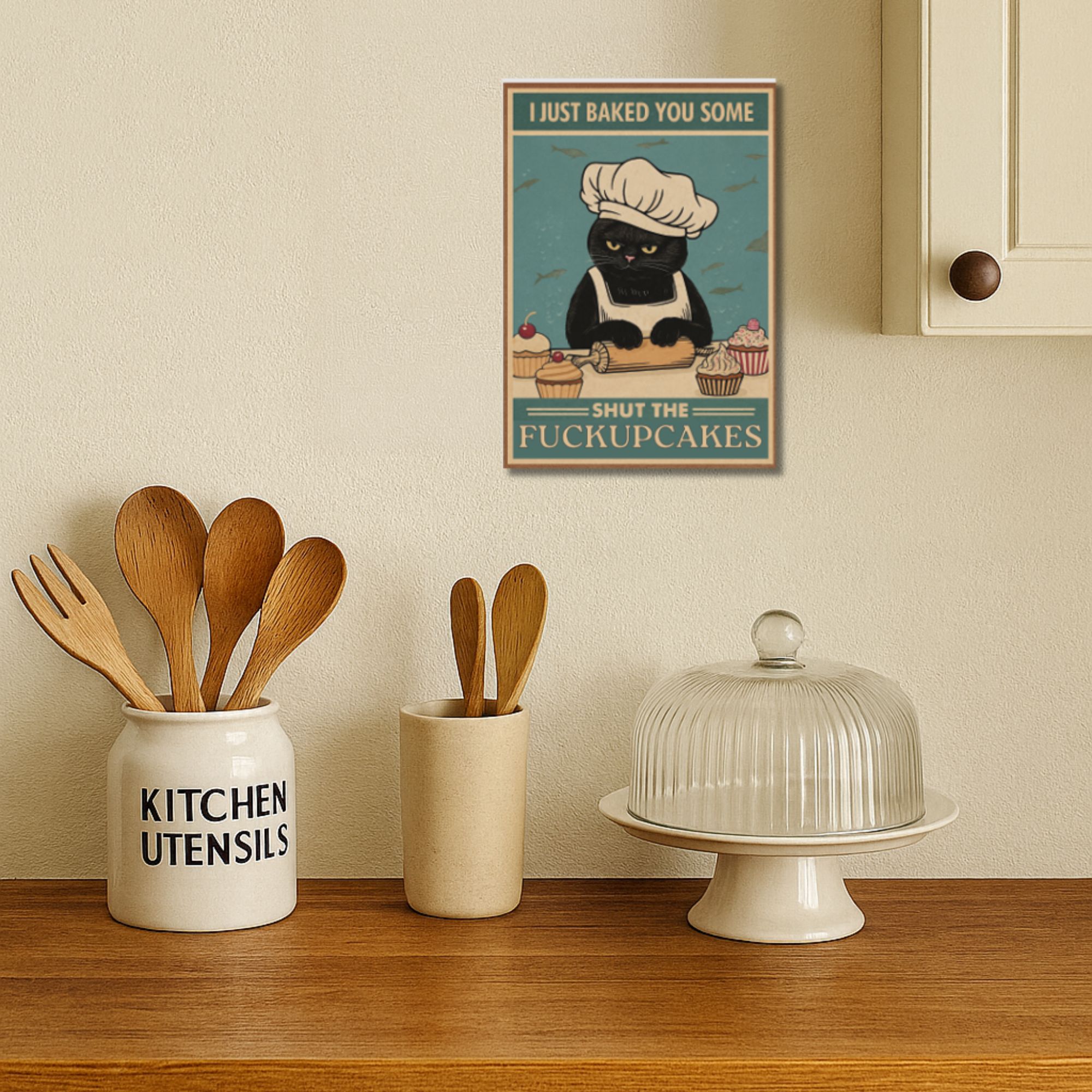 Shut The Fuckupcakes Poster A4 thumbnail 2