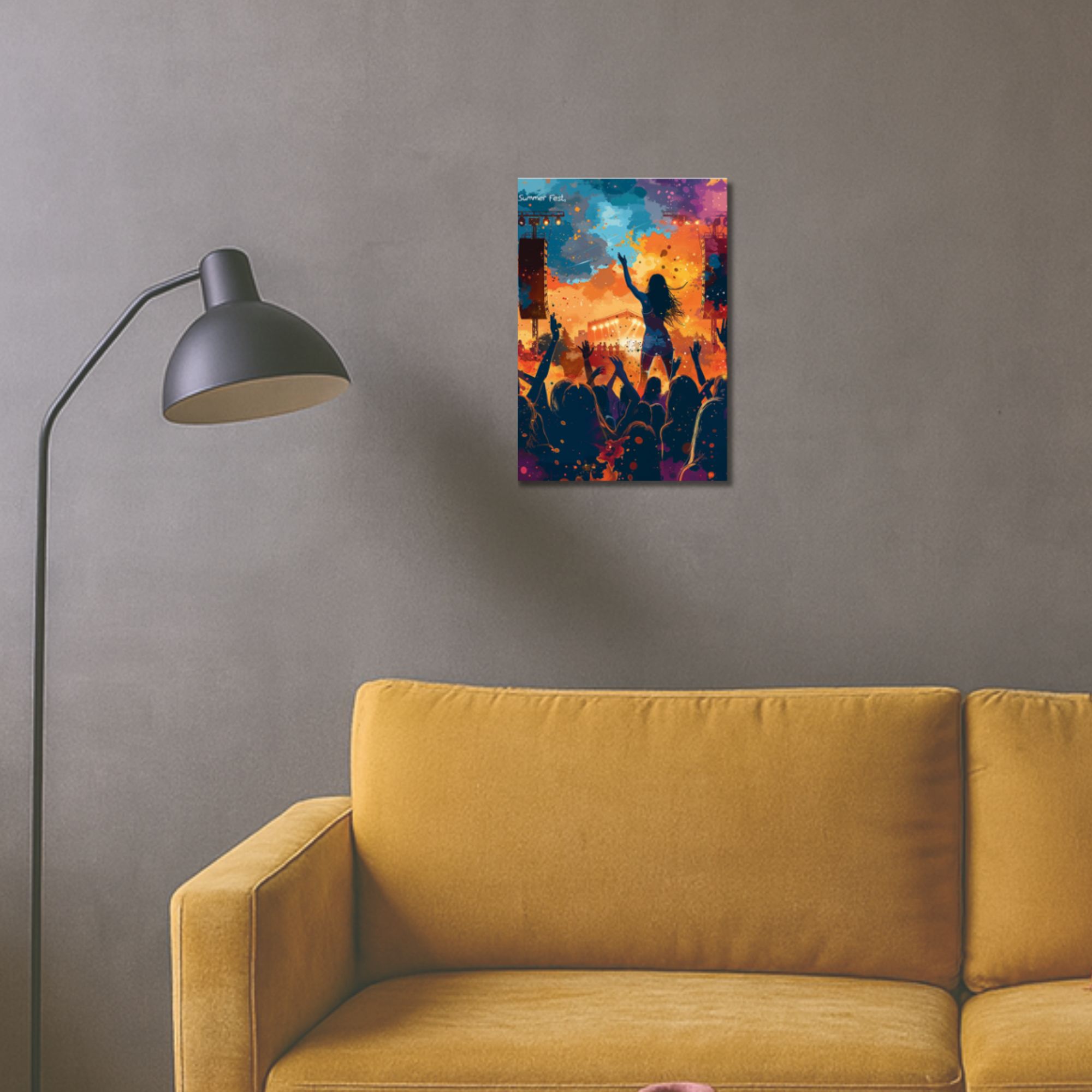 Summer Fest Music Poster A4 thumbnail 2