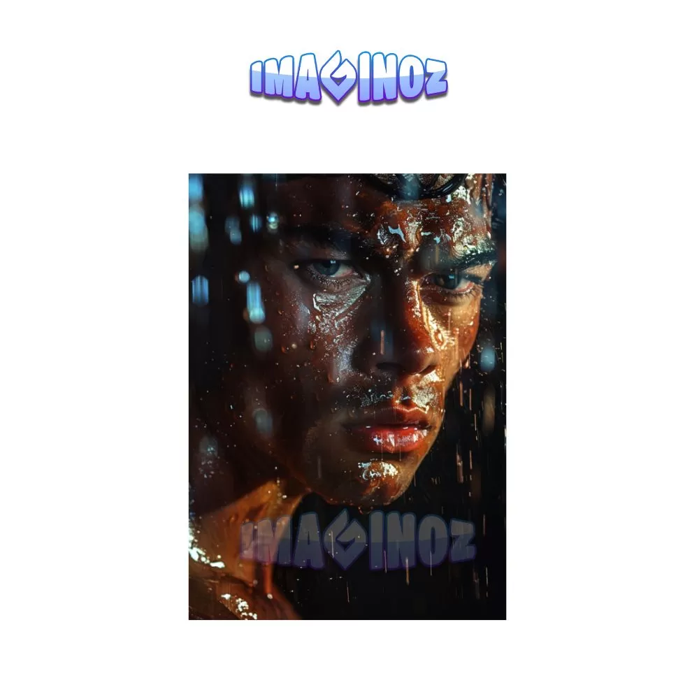 Sweat & Determination Gym Poster A4