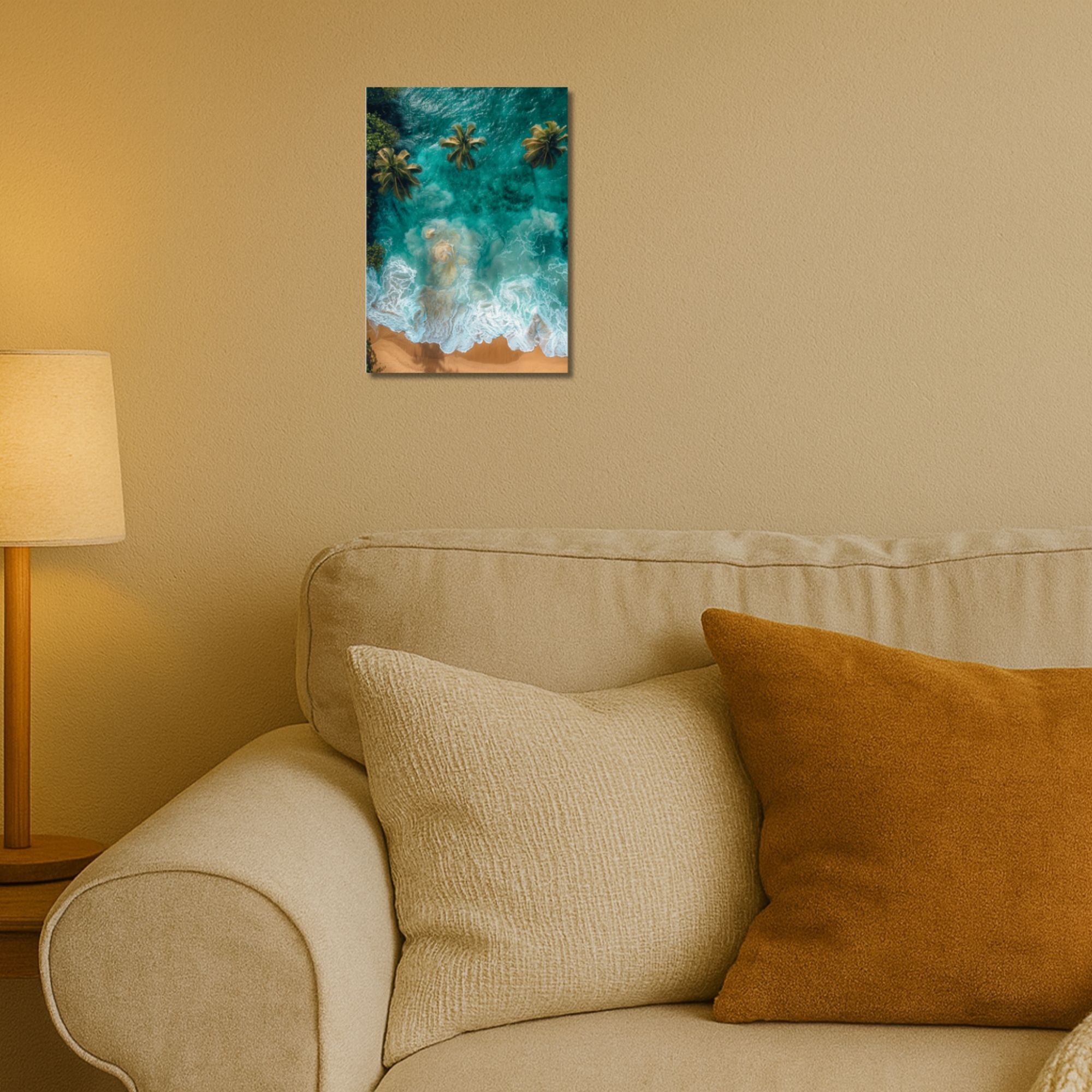 Tropical Ocean Waves Poster A4 image 2