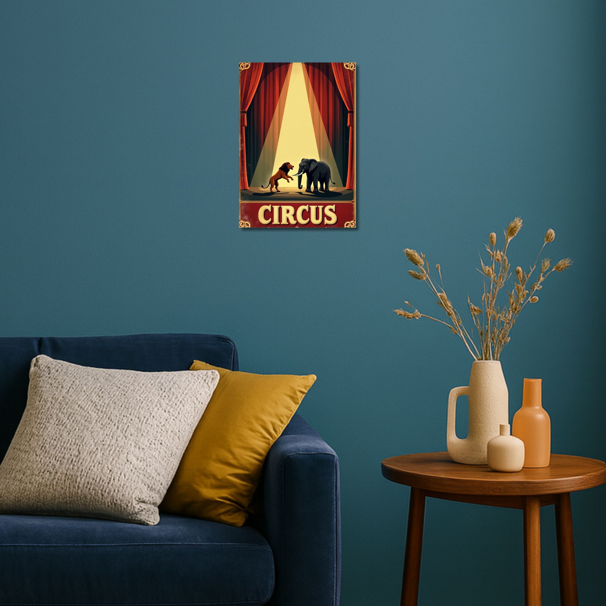 Vintage Circus Poster A4 thumbnail 2