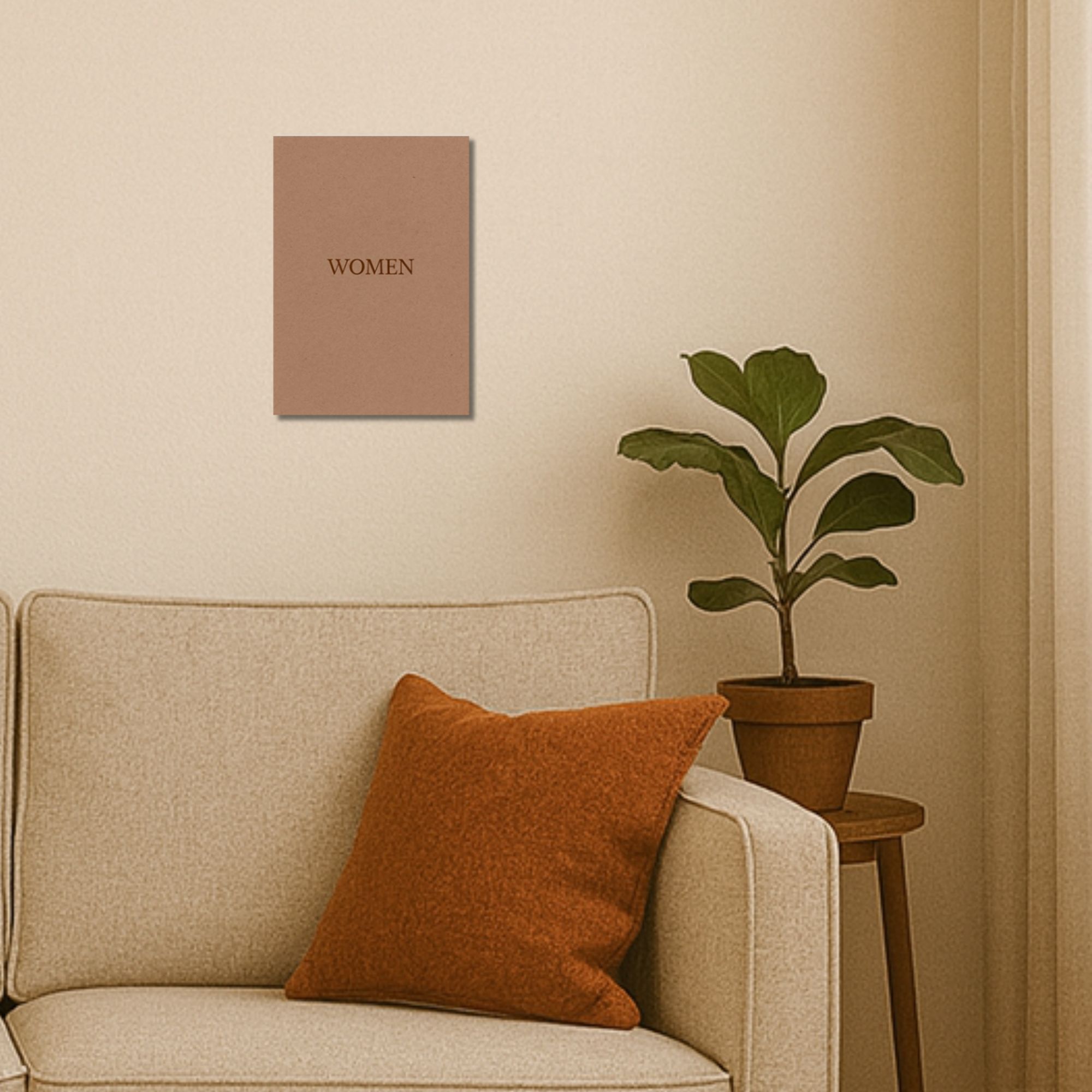 Women Minimal Typography Poster A4 thumbnail 2