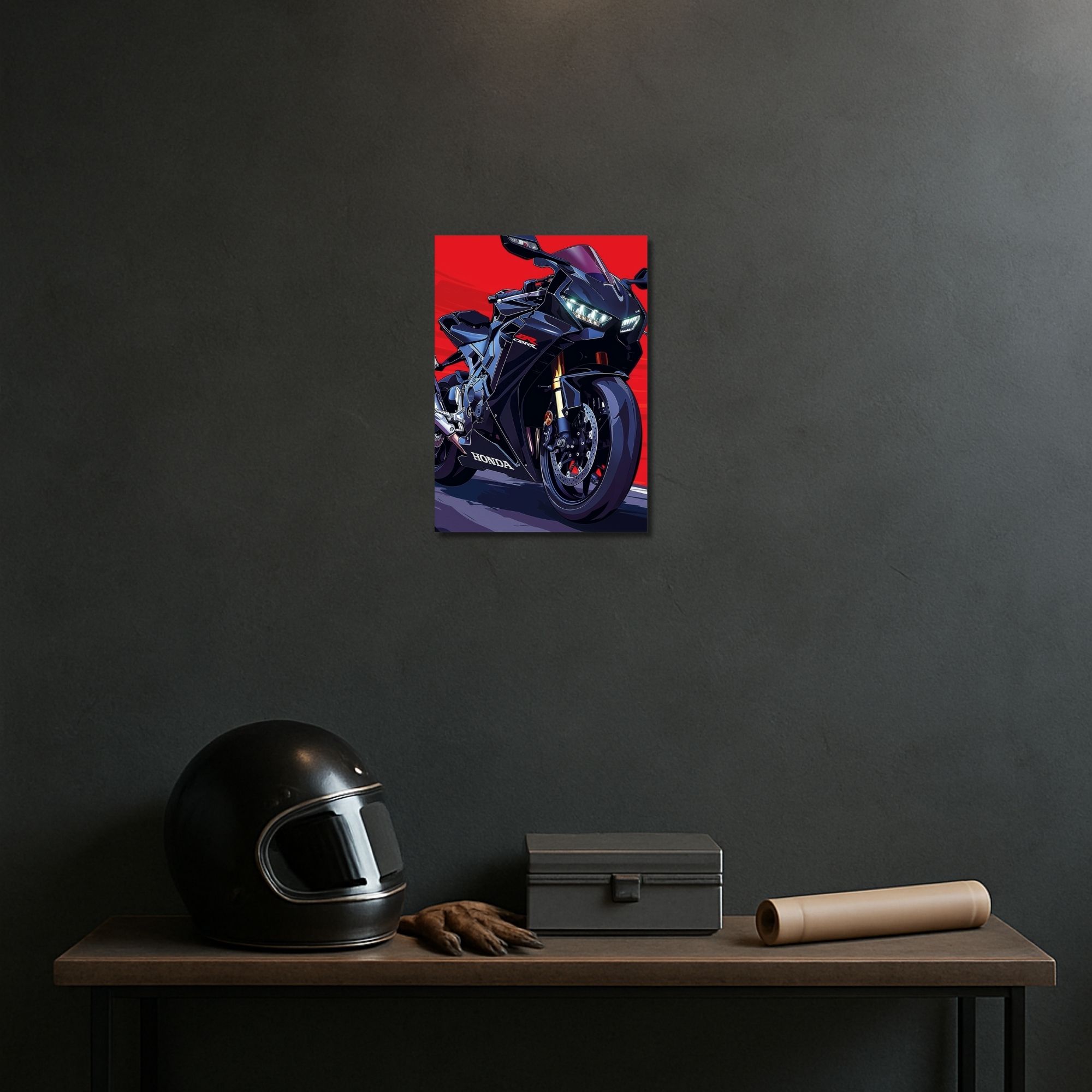 Honda CBR Fireblade Superbike Poster A4 | Premium Wall Art thumbnail 2