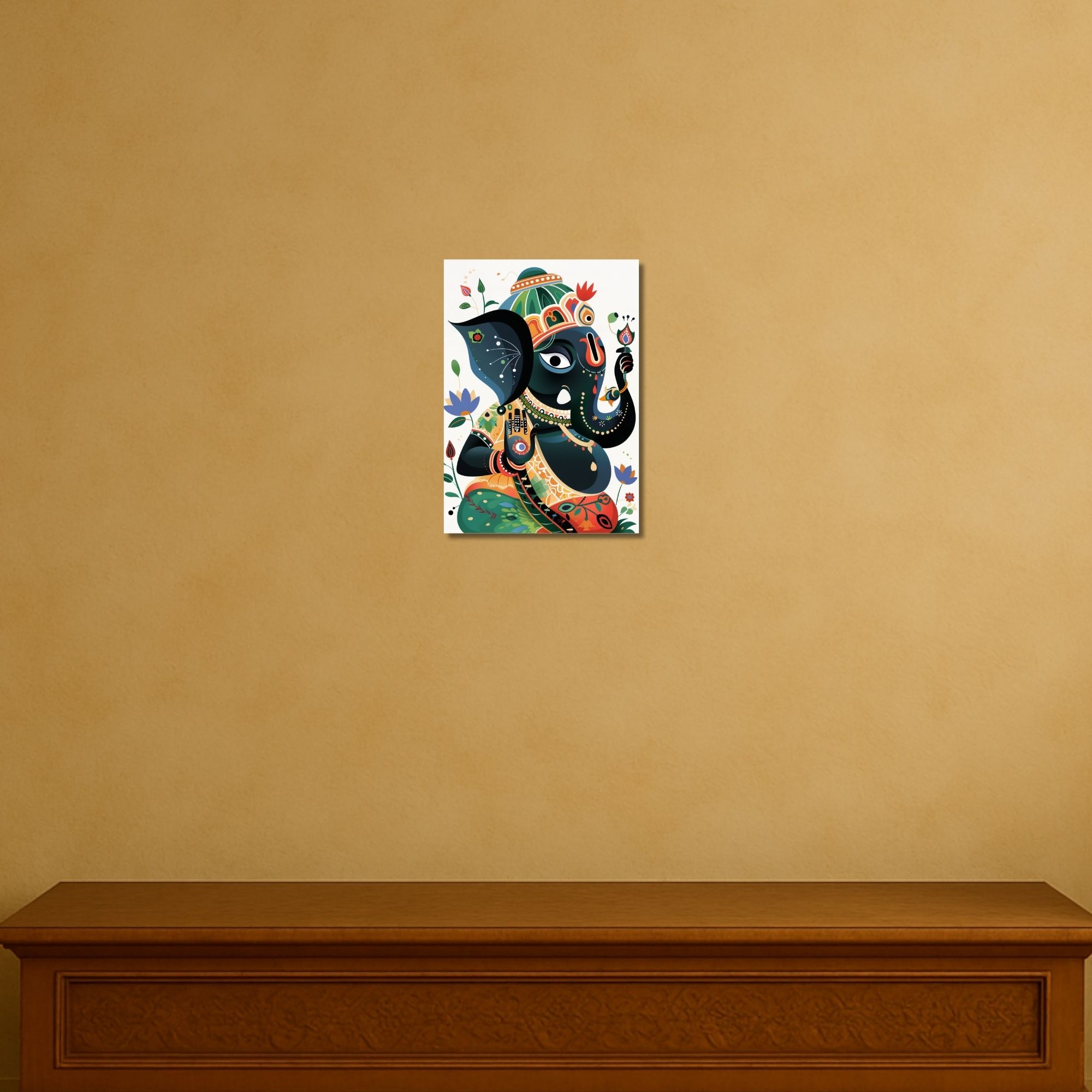 Lord Ganesha Poster A4 | Indian Culture Spiritual Wall Art thumbnail 2