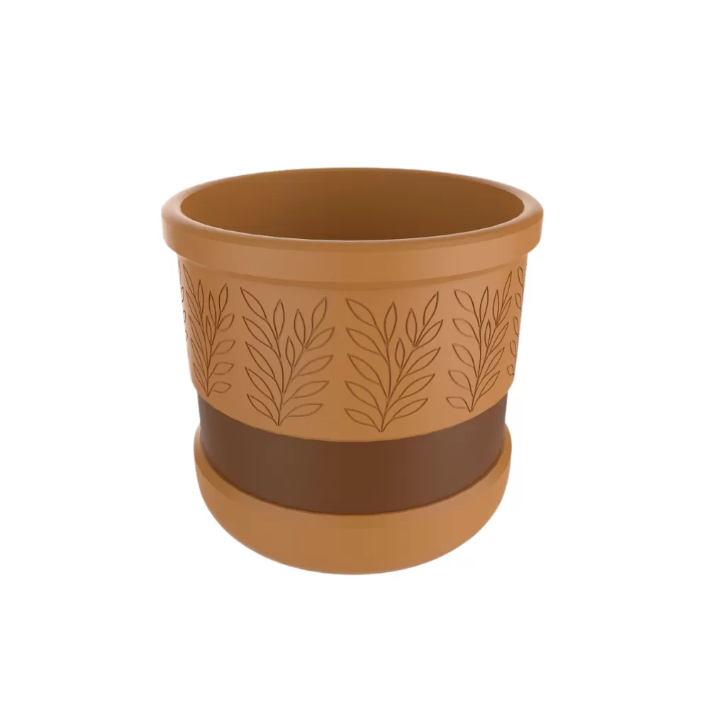 Self-Watering Leaf Planter (3D Printed)