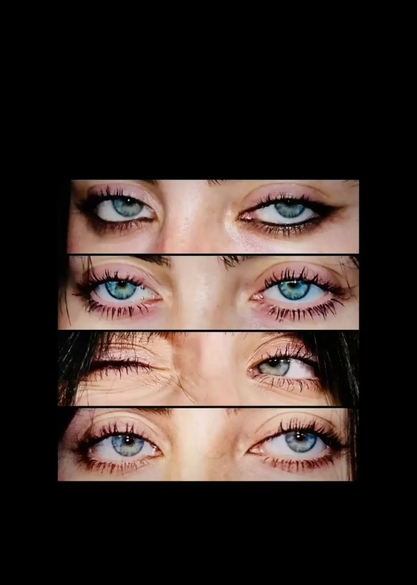 Retro DJ Turntable Illustration Poster – A5 Size - Billie Eilish Blue Eyes Concept Art Poster – A5 Size