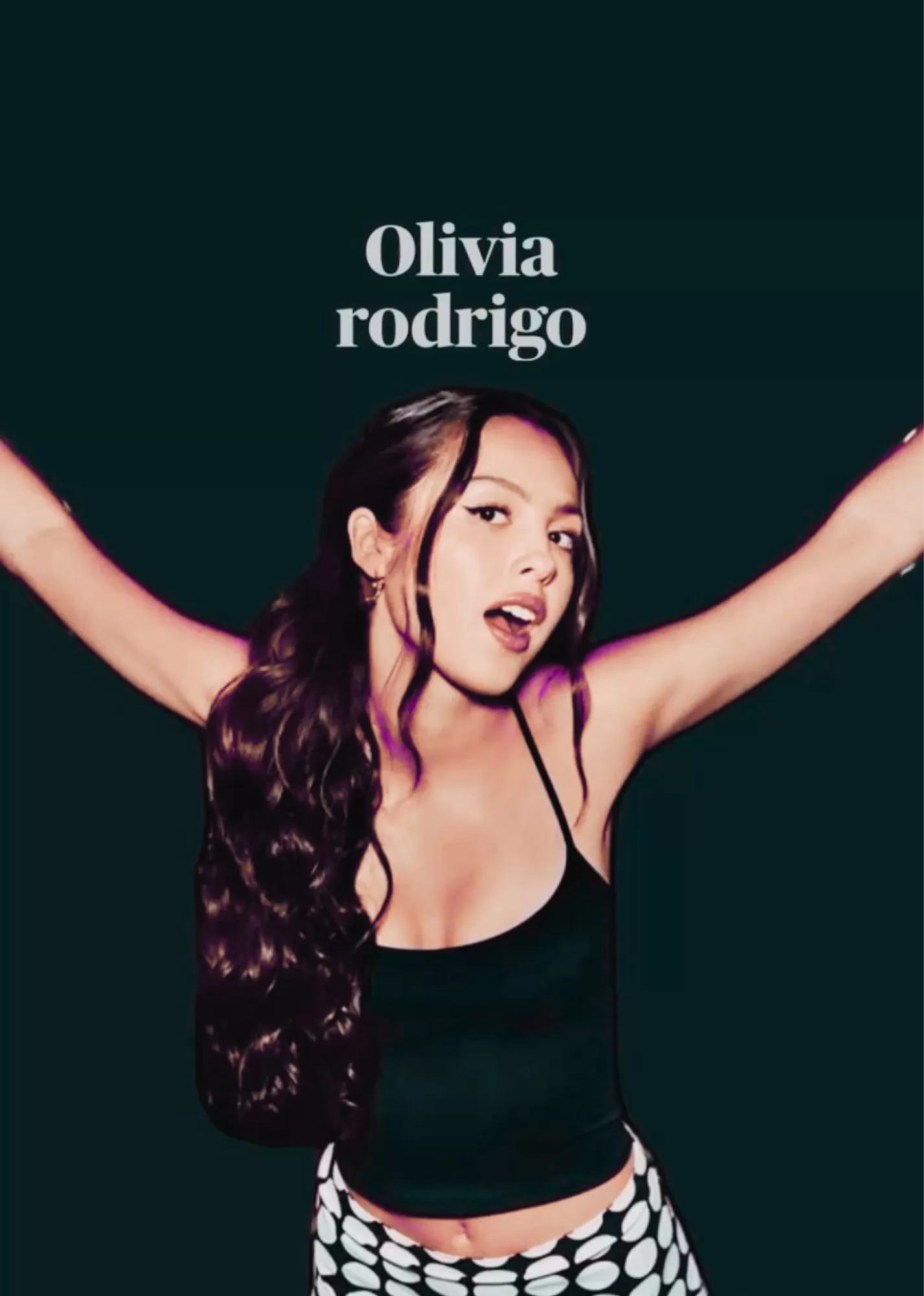 Retro DJ Turntable Illustration Poster – A5 Size - Olivia Rodrigo Concert Style Portrait Poster – A5 Size