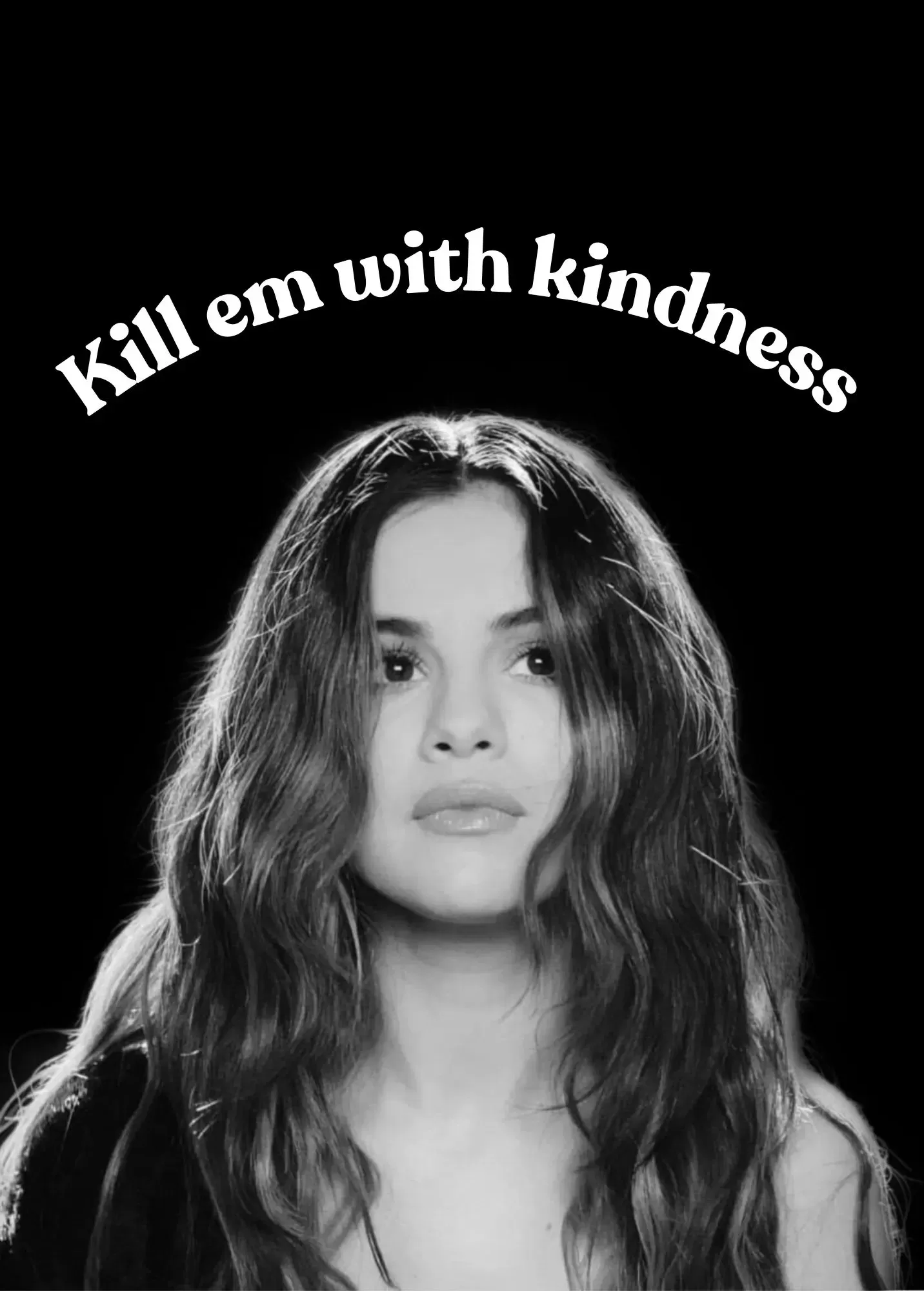 Selena Gomez – “Kill ’Em With Kindness” (Black & White)