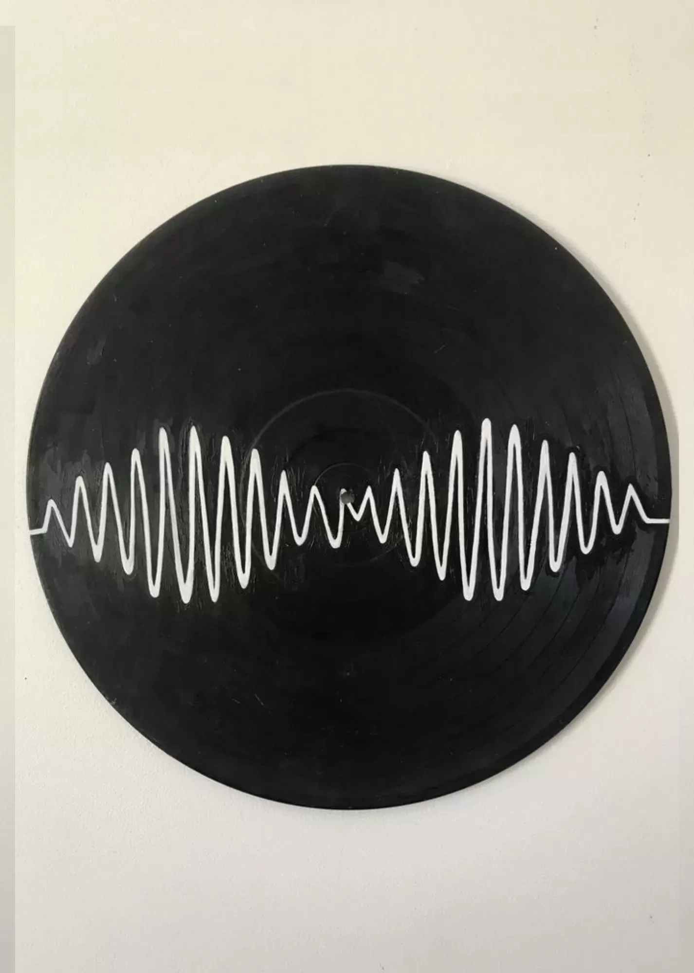 Sound Wave Vinyl Record Art Poster – A5 Size
