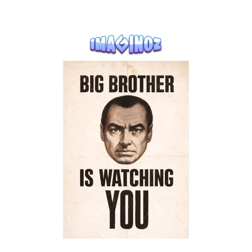 Big Brother Is Watching You Poster (A4) — 350 GSM Laminated | Imaginoz