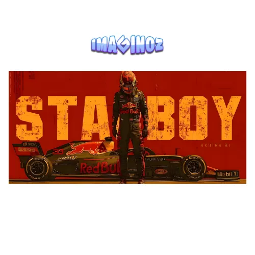 Formula 1 Racing Poster – Red Bull Style (12×25 Inch) | 350 GSM Laminated | Imaginoz