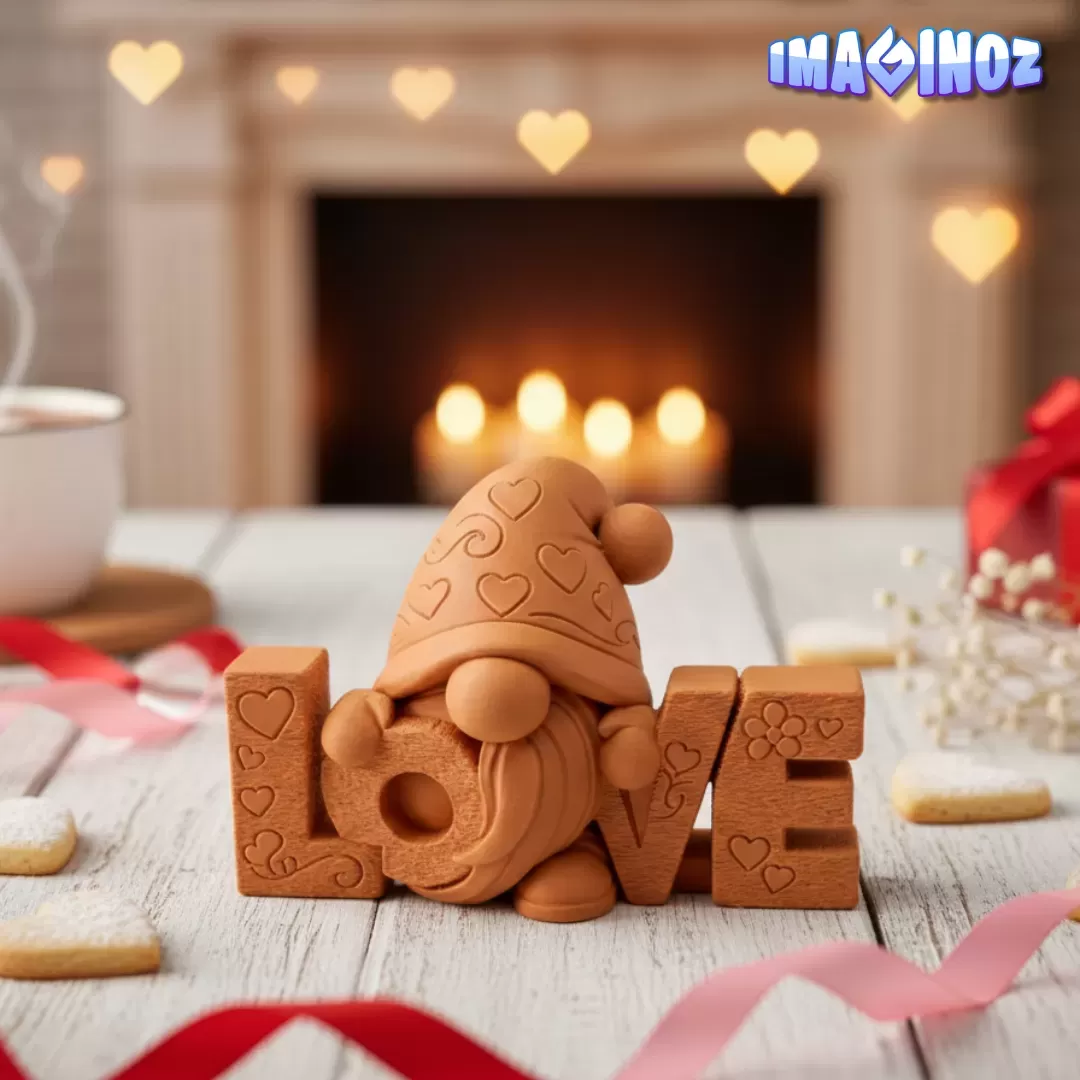 Love Gnome Figurine – Table Decor