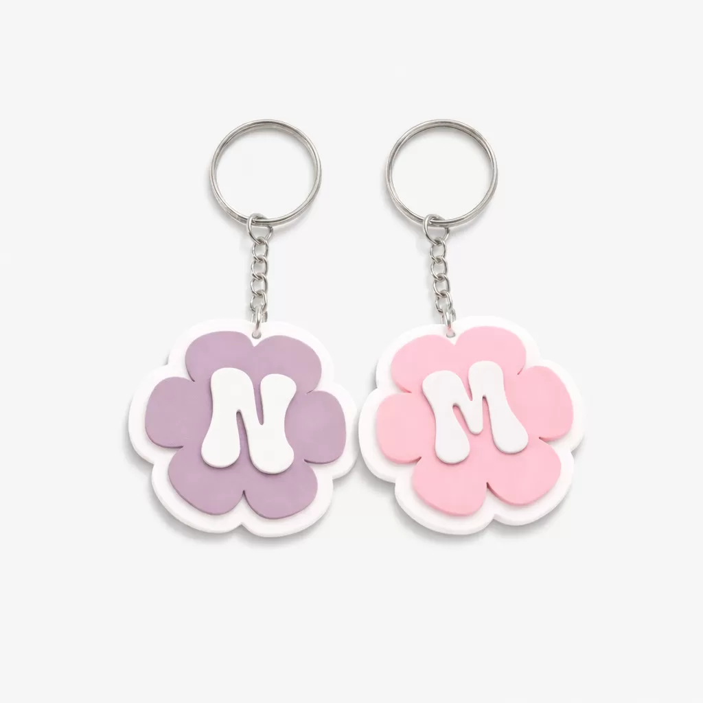 Personalized Single Letter Keychain – Custom 3D Printed Initial