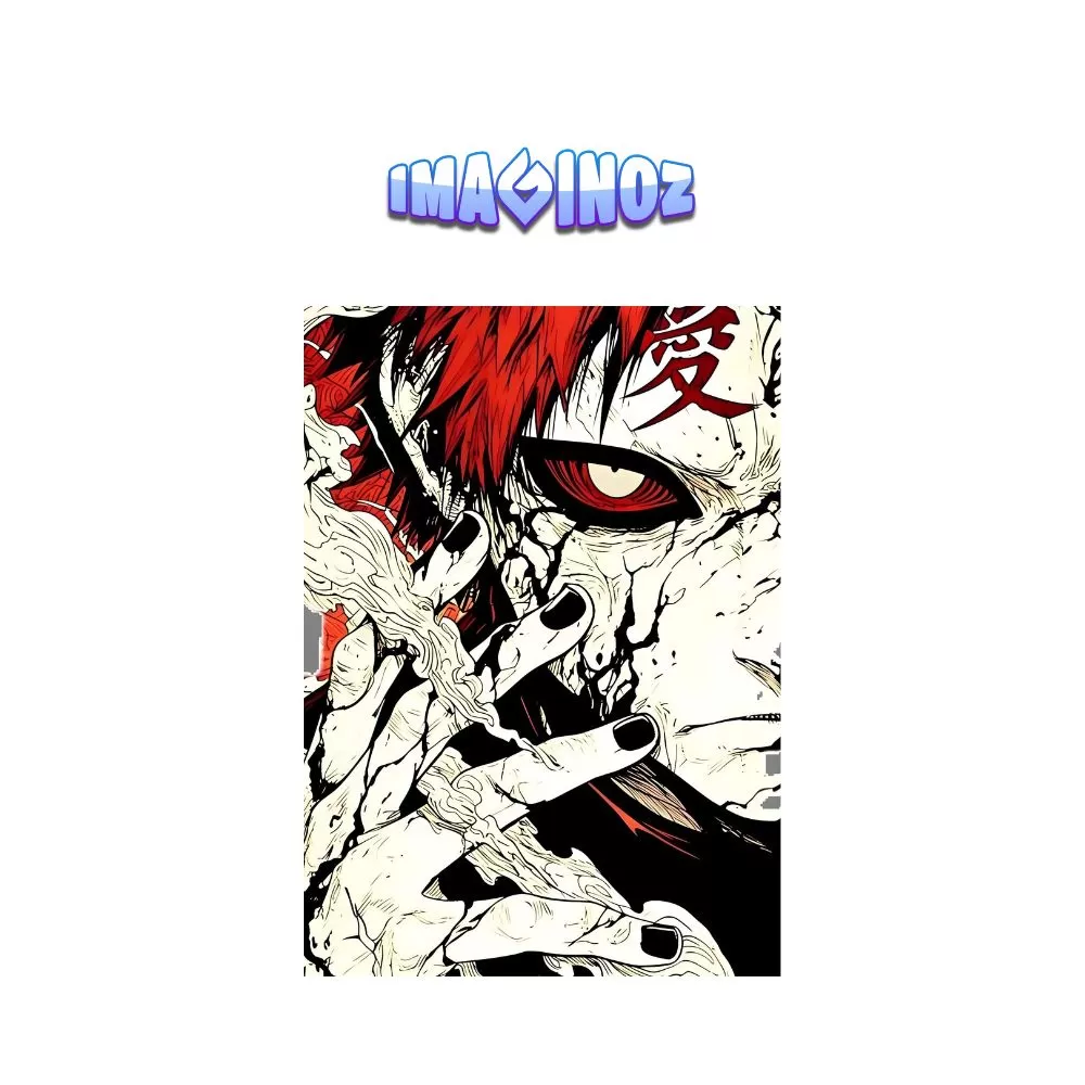 Akaza Demon Slayer Color Anime Poster A4