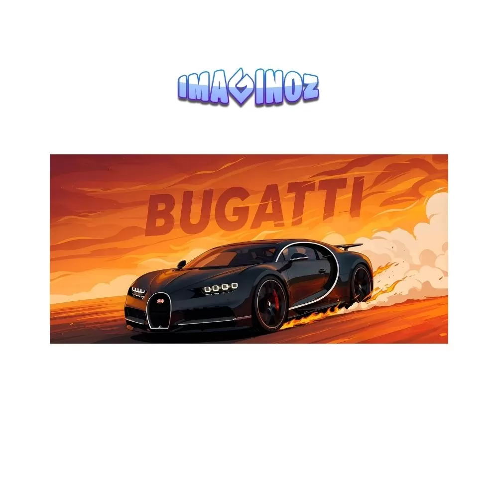 Bugatti Supercar Speed Poster