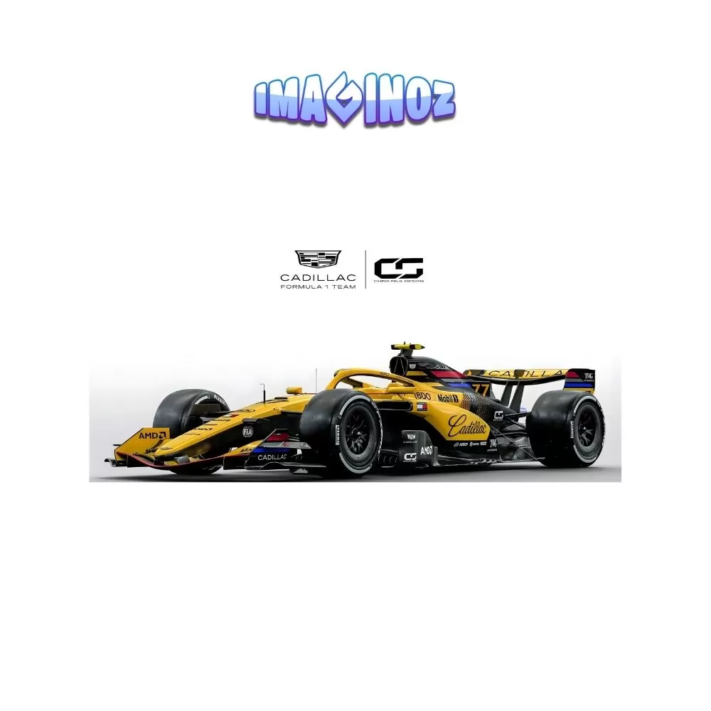 Cadillac Formula Racing Car Poster