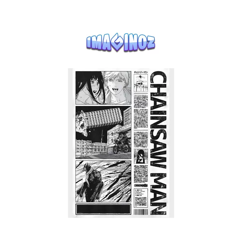 Chainsaw Man Manga Anime Poster A5