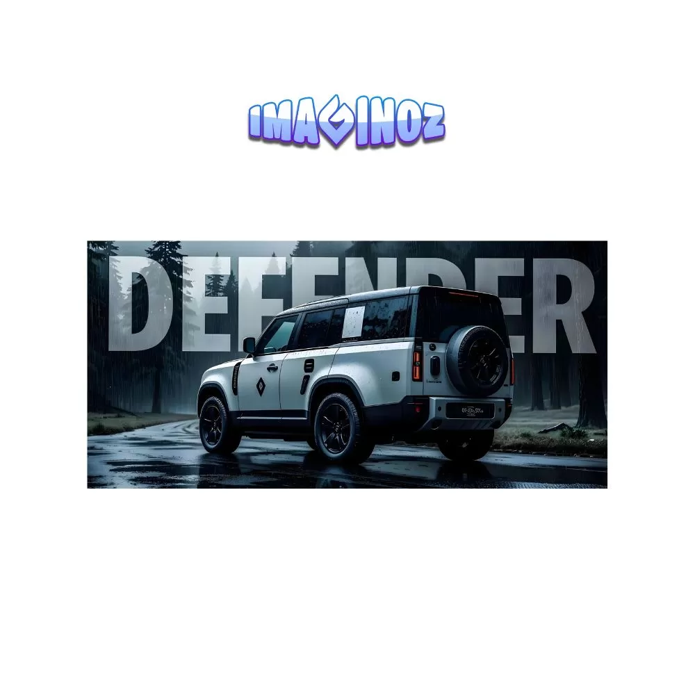 Defender SUV Luxury Car Poster