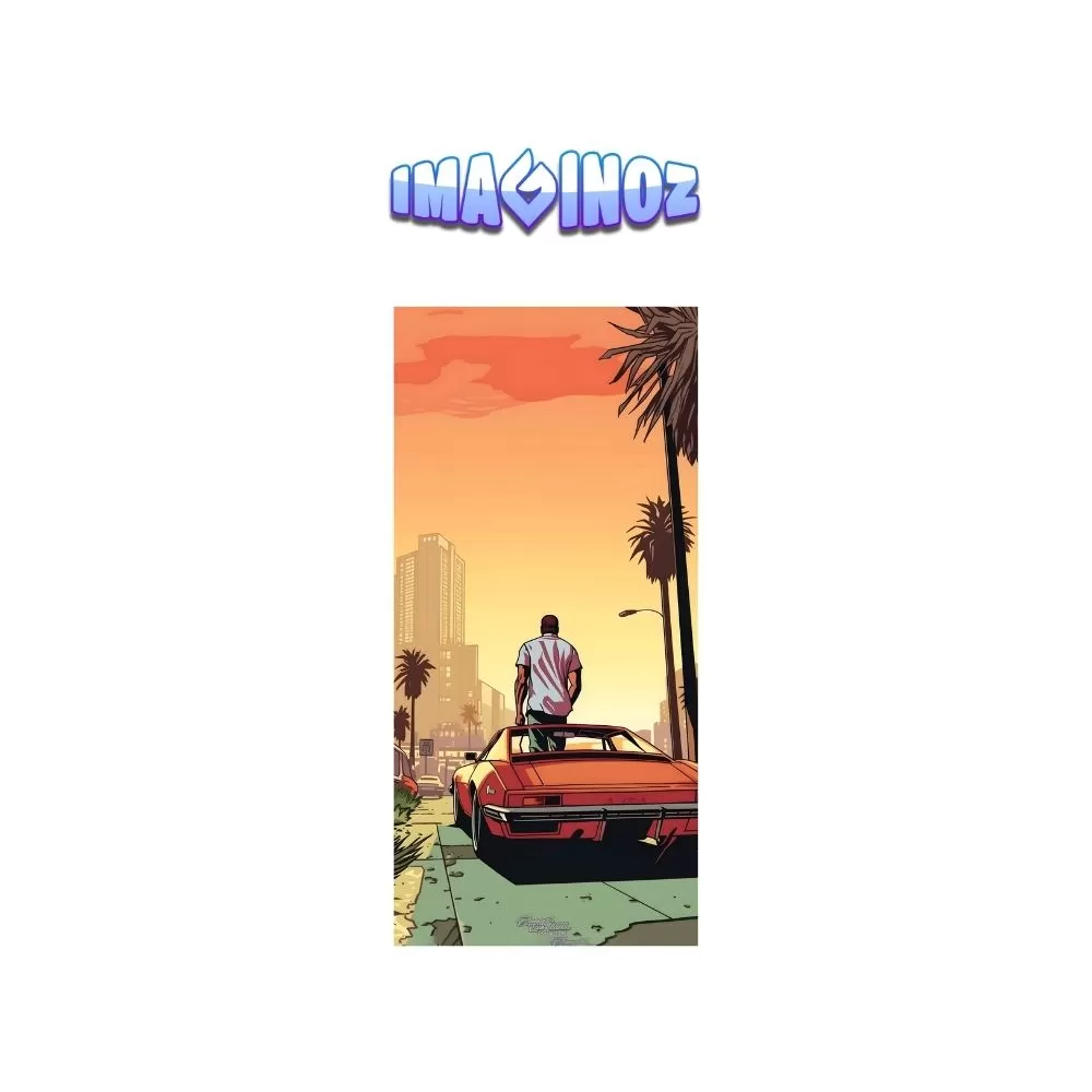 GTA Sunset Drive Aesthetic Poster