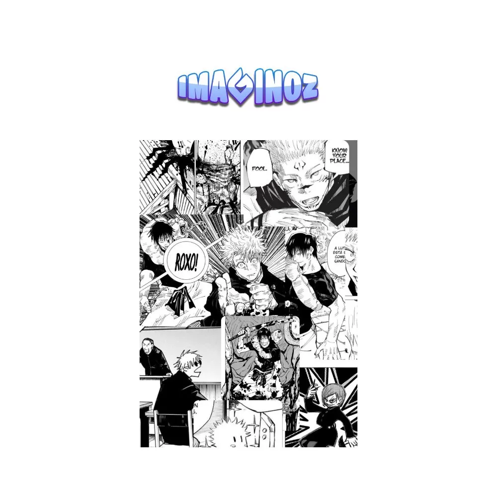 Jujutsu Kaisen Manga Panel Anime Poster A5