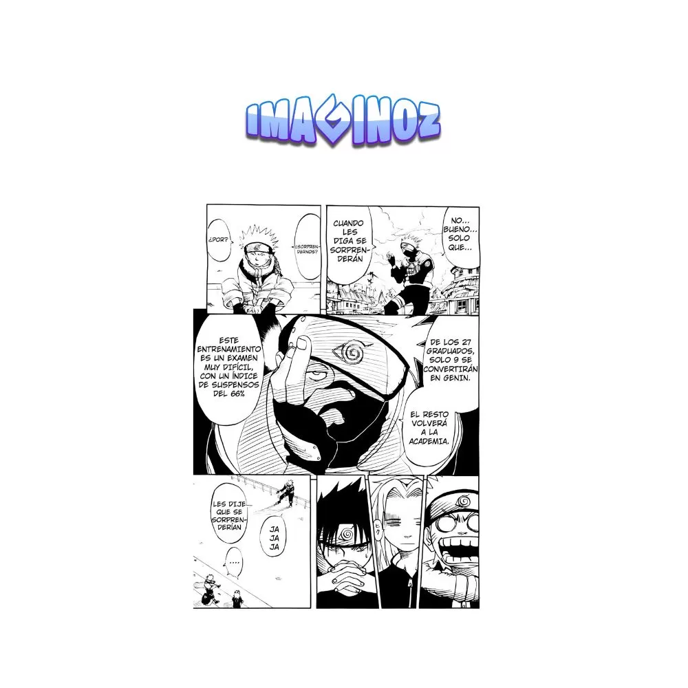 Kakashi Hatake Academy Manga Anime Poster A5