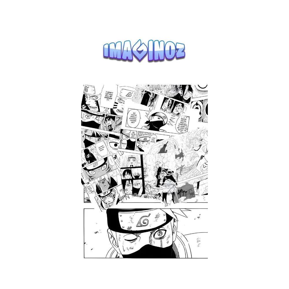 Kakashi Hatake Manga Anime Poster A5