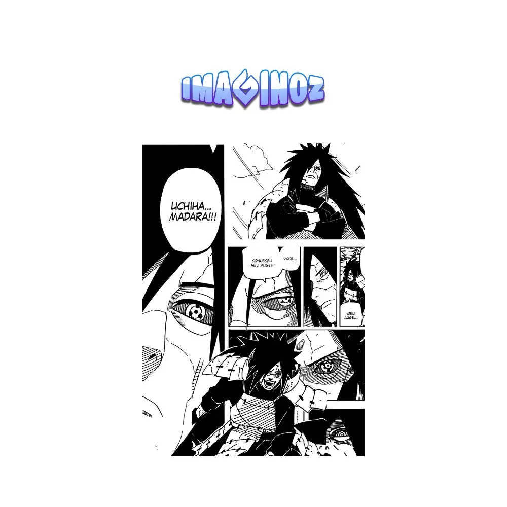 Madara Uchiha Manga Anime Poster A5