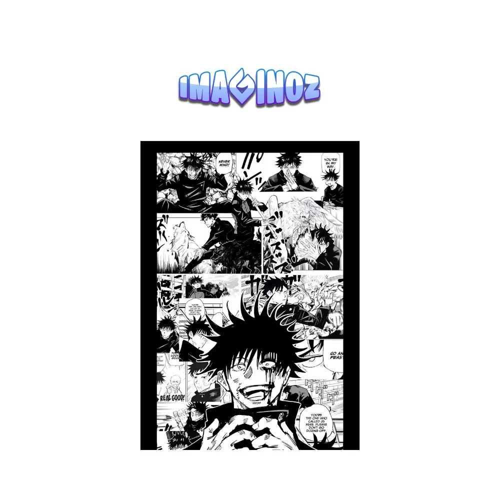 Megumi Fushiguro Manga Panel Anime Poster A5