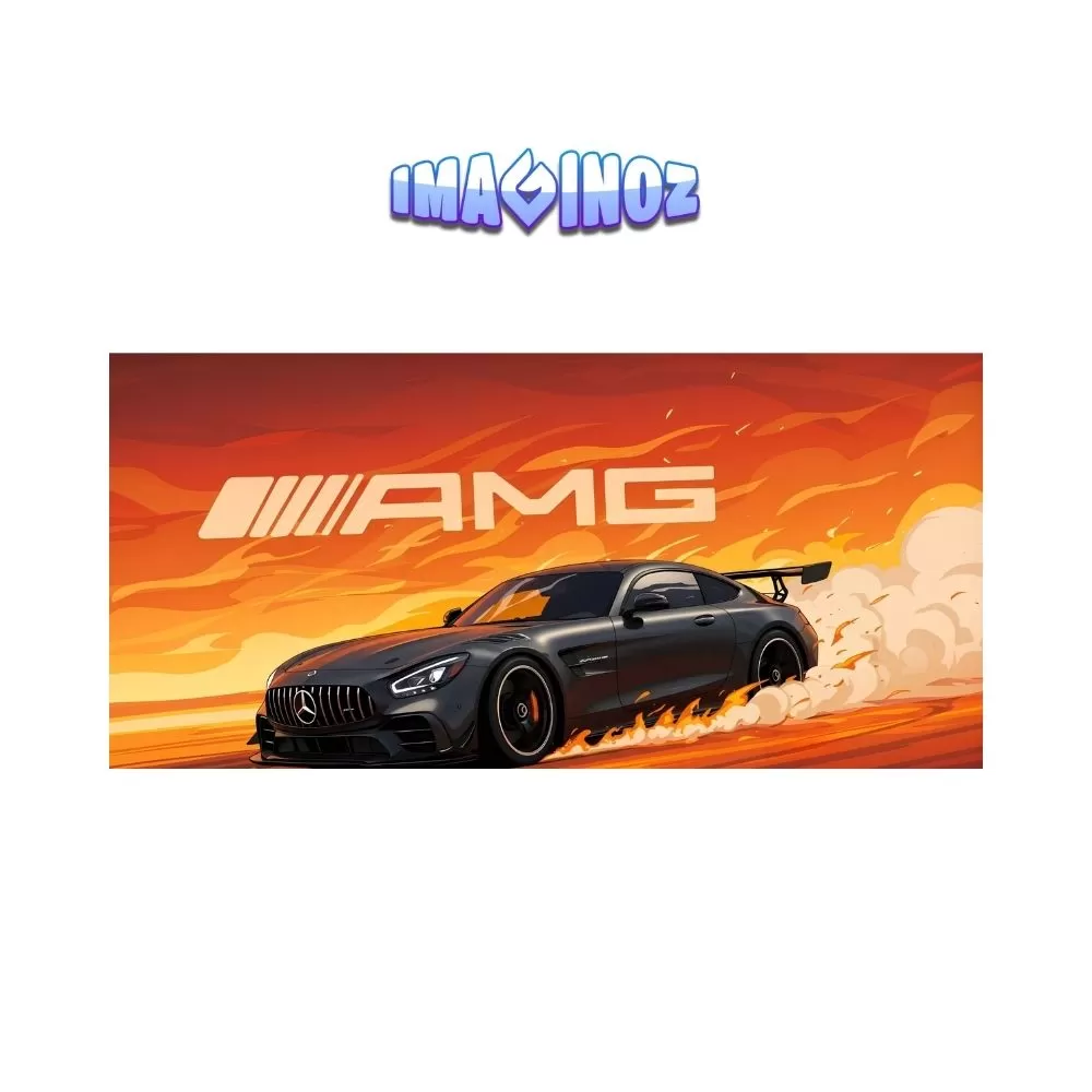 Mercedes AMG Sports Car Poster