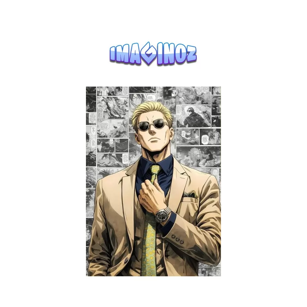 Nanami Jujutsu Kaisen Anime Poster A4 Corporate Aesthetic