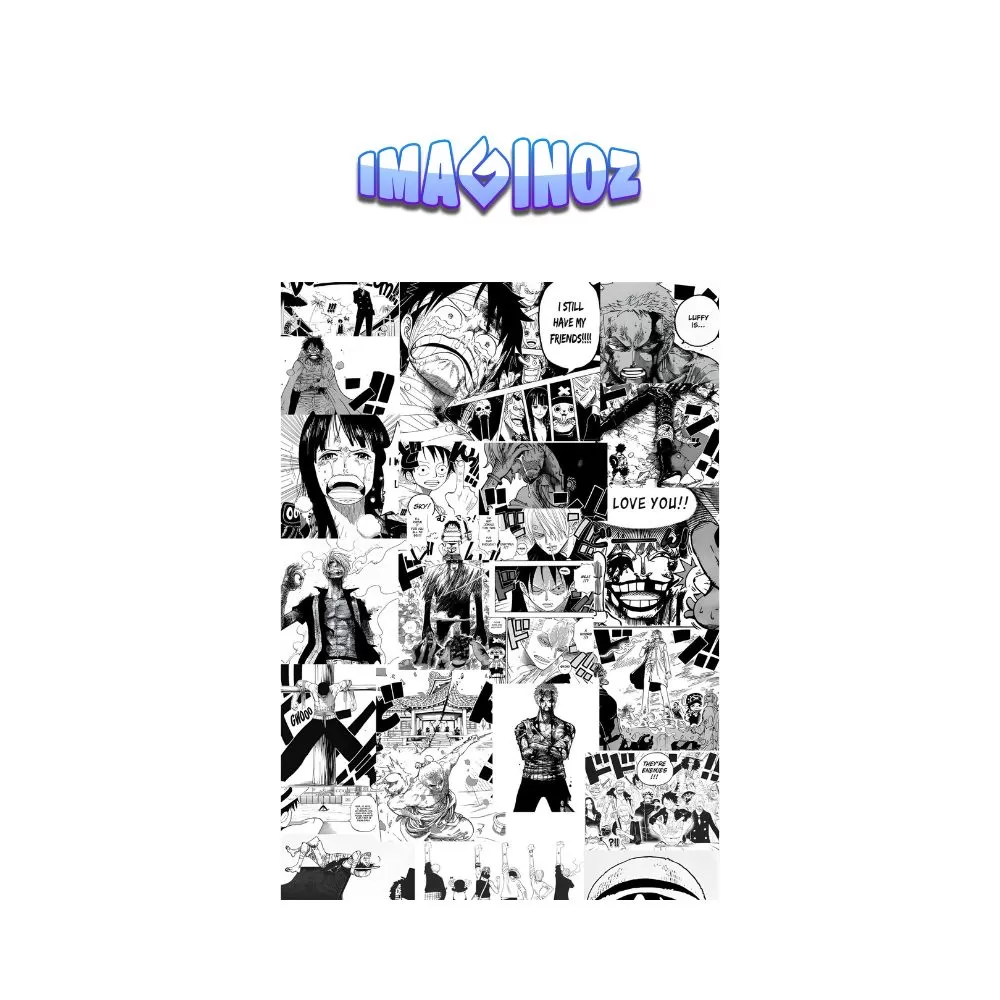 One Piece Manga Panel Anime Poster A5