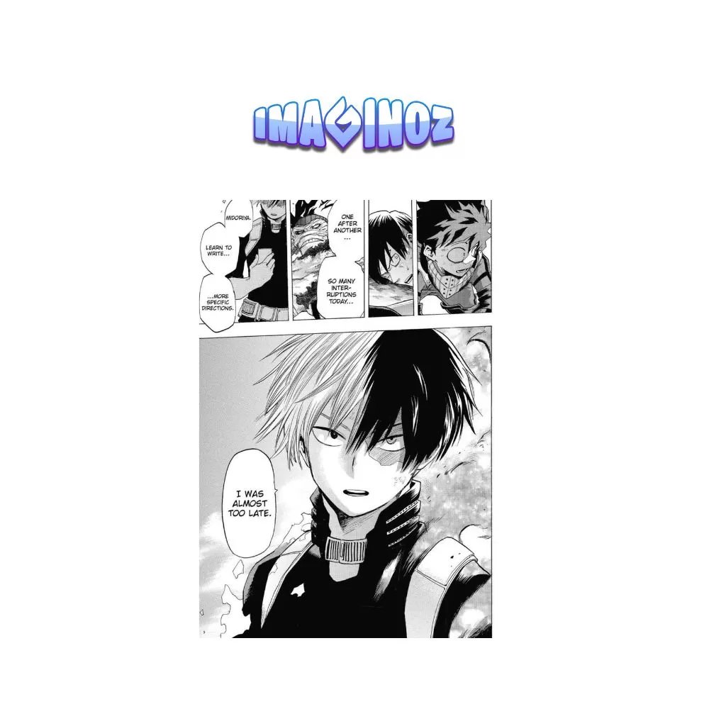 Shoto Todoroki Manga Anime Poster A5