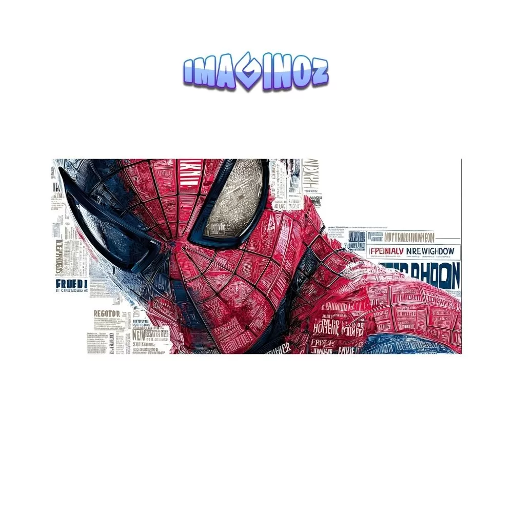 Spider Man Comic Style Poster