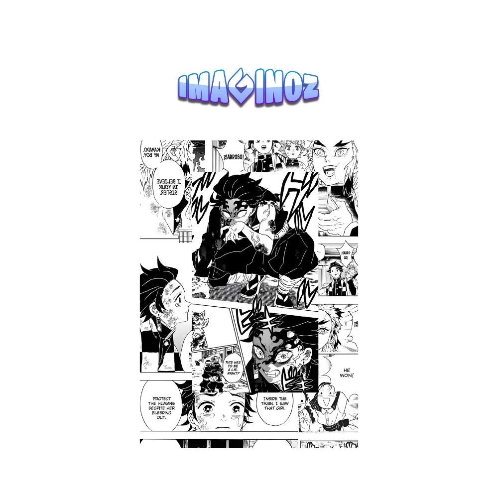 Tanjiro Kamado Manga Anime Poster A5
