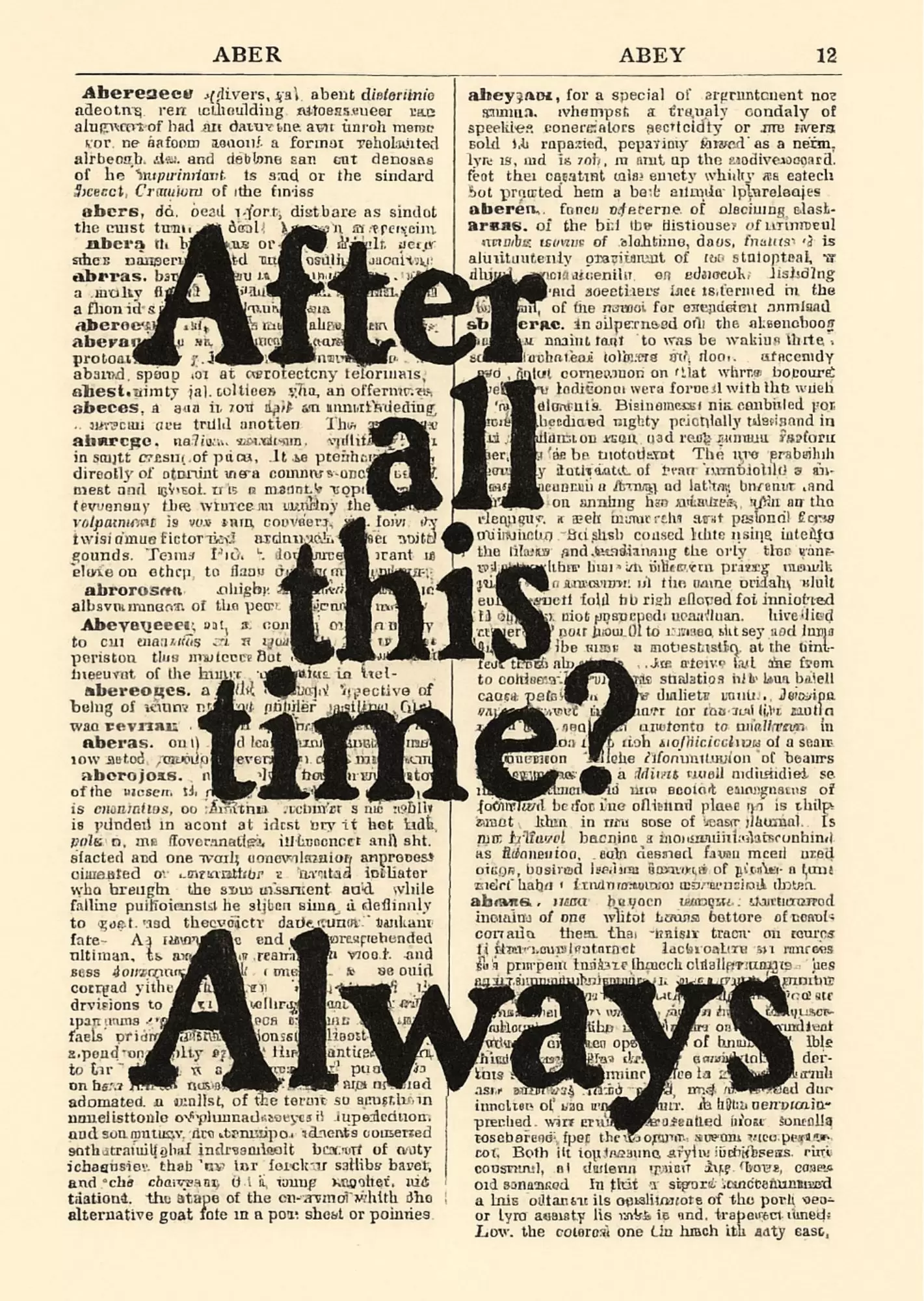 Vintage Vinyl Record Player Poster – Retro Music Aesthetic - After All This Time Always Poster – Vintage Book Quote Poster
